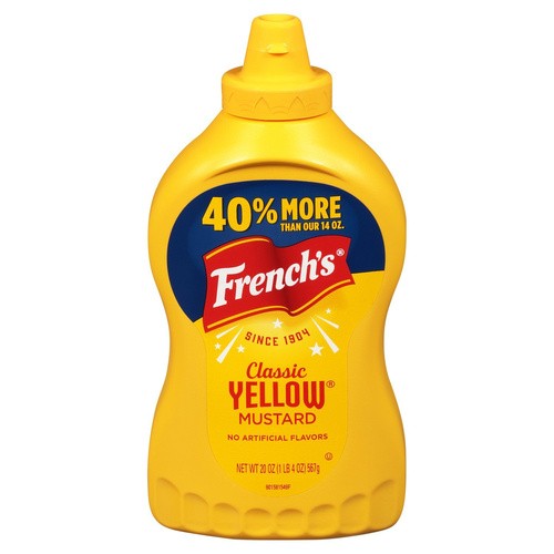 French's Yellow Mustard Squeeze 20 Oz