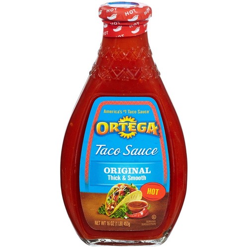 ORTEGA HOT TACO SAUCE                    16 OZ