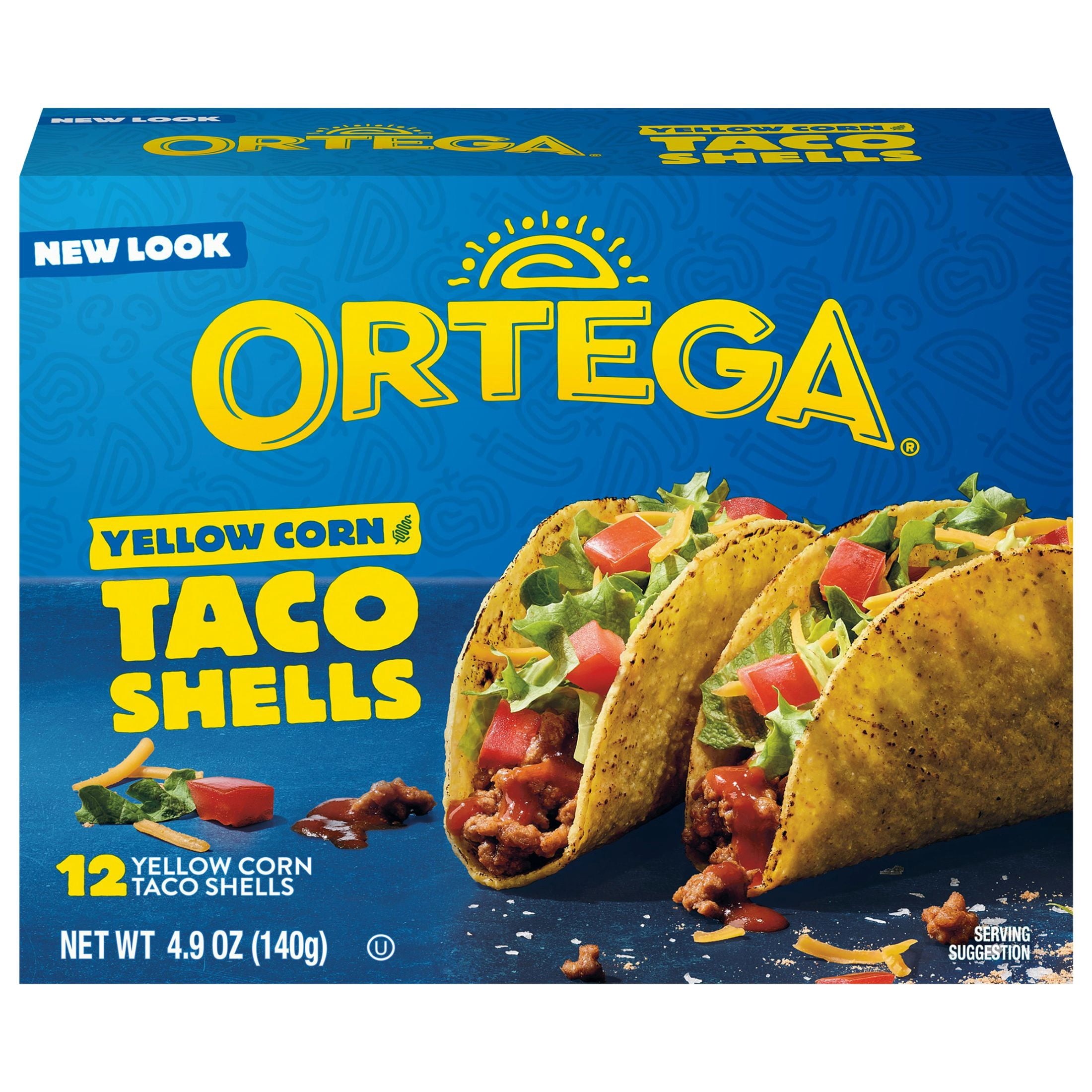 Ortega Yellow Corn Taco Shells 12 Count