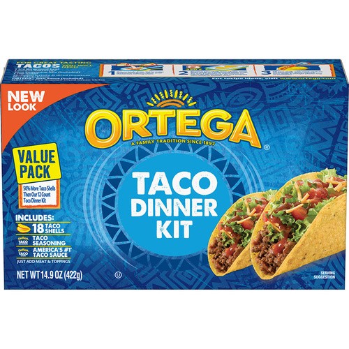 ORTEGA TACO DINNR KI 14 OZ