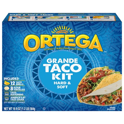 ORTEGA GRAN TACO KIT 19.9 OZ