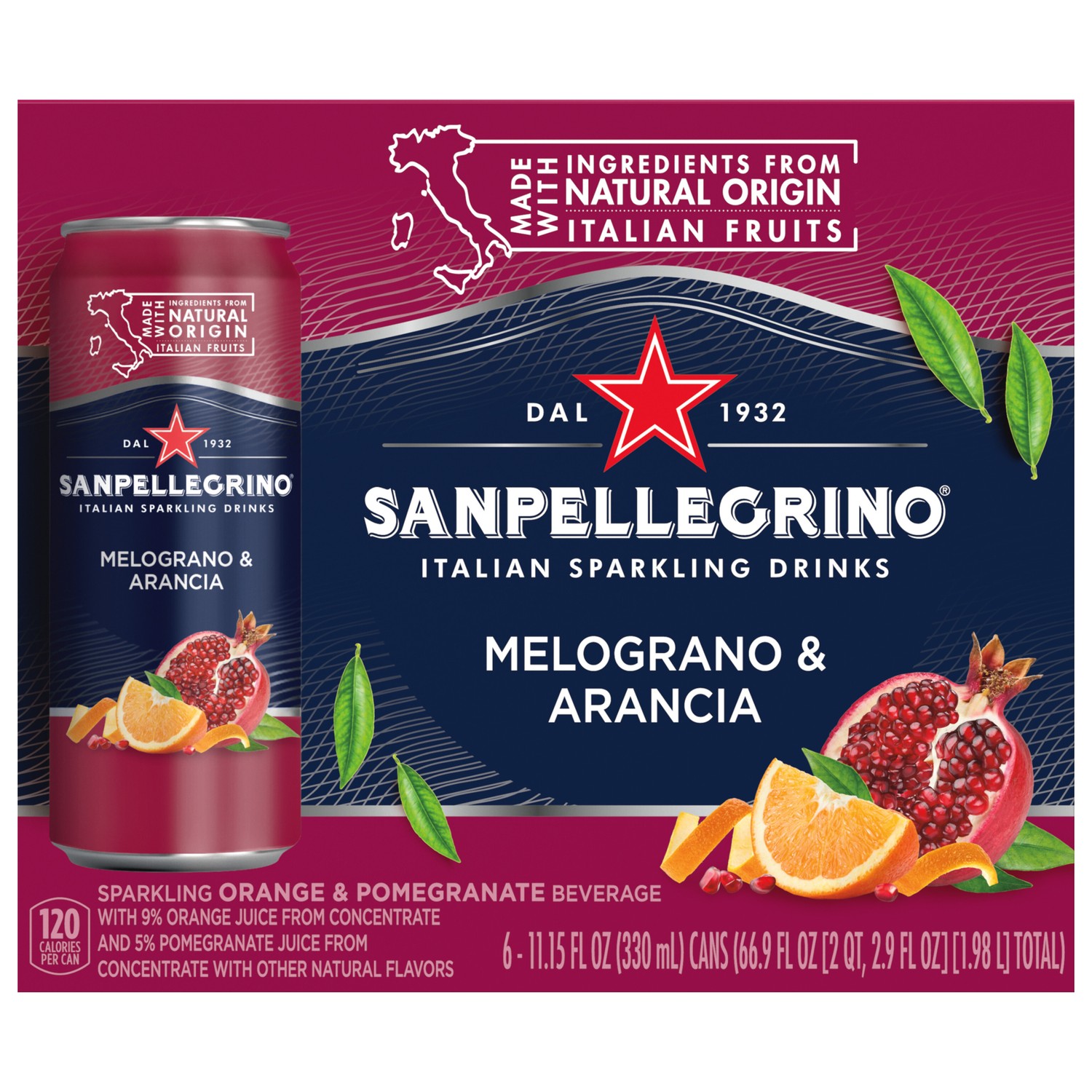 SAN PELLEGRINO POMEGRANATE 6 PACK