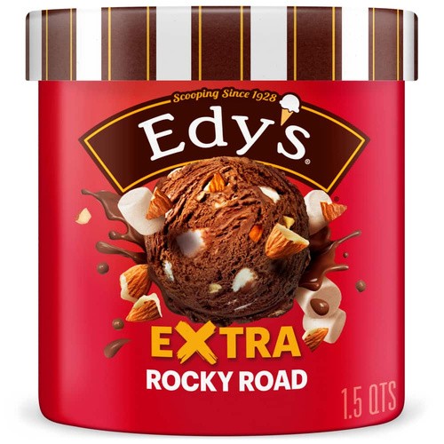 EDYS ICE CREAM ROCKY ROAD 48 OZ
