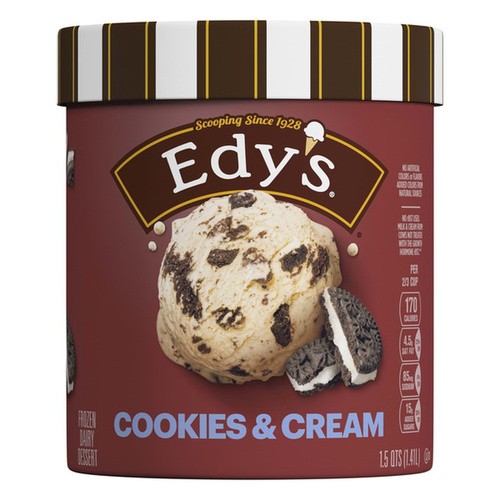 Edys Cookies N Cream 1.5 Quart