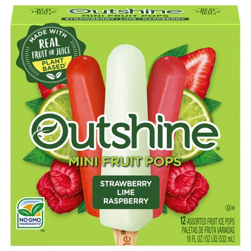 OUTSHINE STRW/LM/RSP 12 COUNT