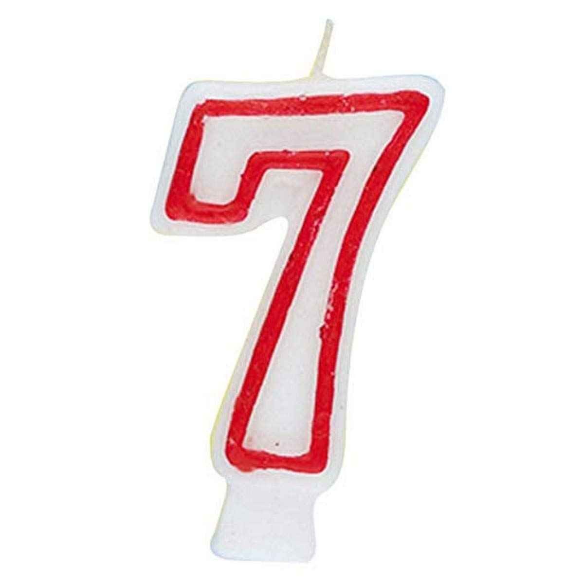 Birthday Candle No 7 1 EACH