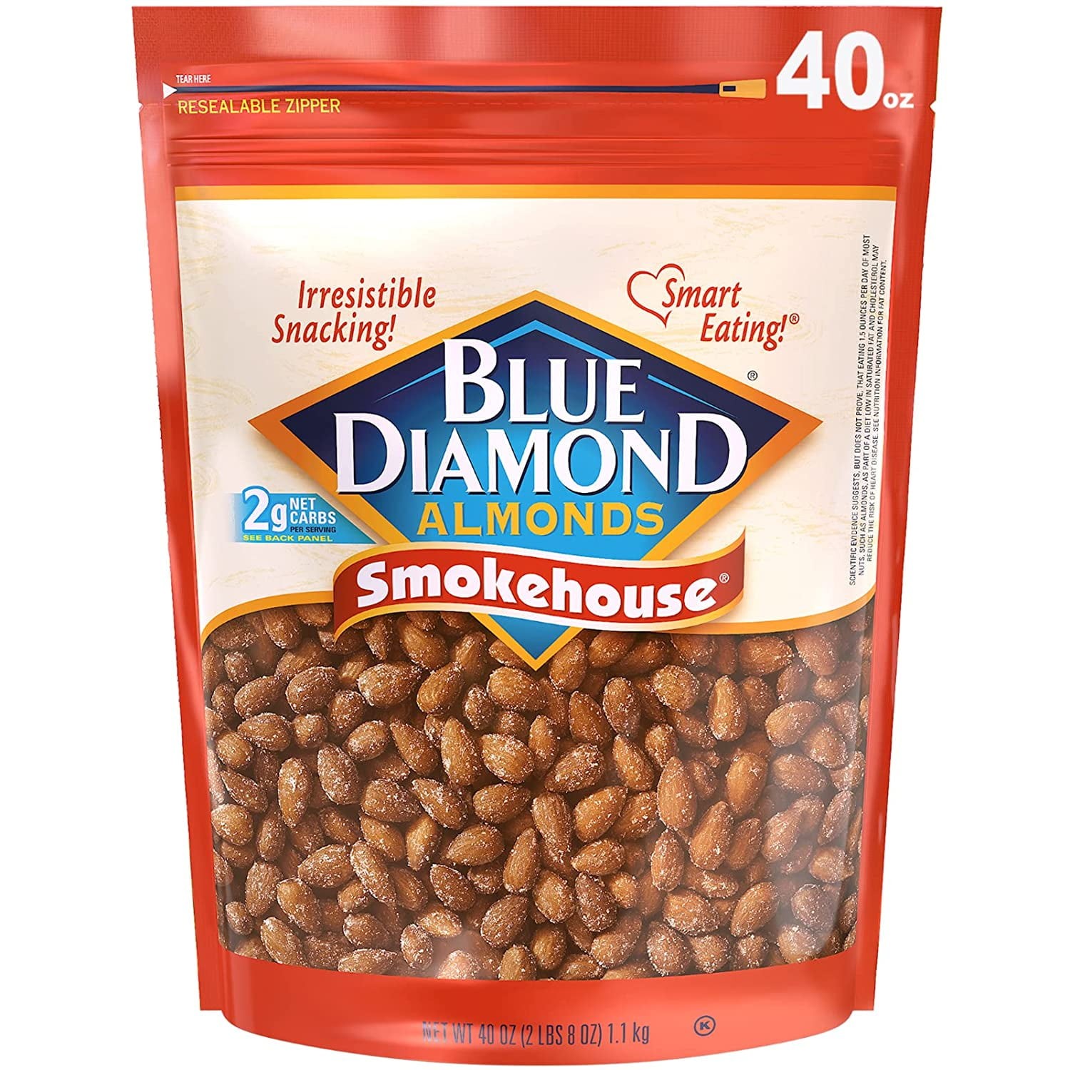 BLUE DIAMOND SMKHOUSE ALMONDS 1 PACK