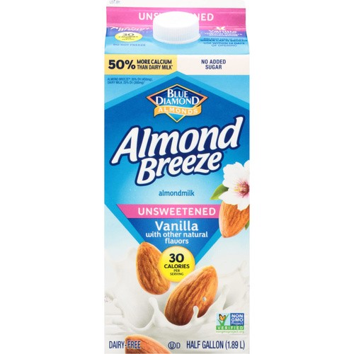 BLUE DIAMOND VANILLA ALMOND MILK 64 OZ