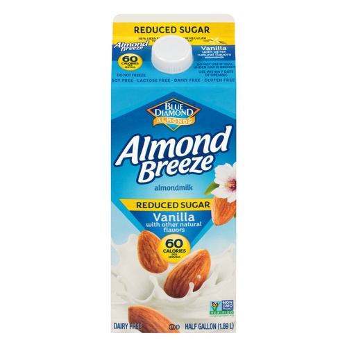 ALMOND BREEZE RDCD SGR ALMND MLK VNL     1 OZ