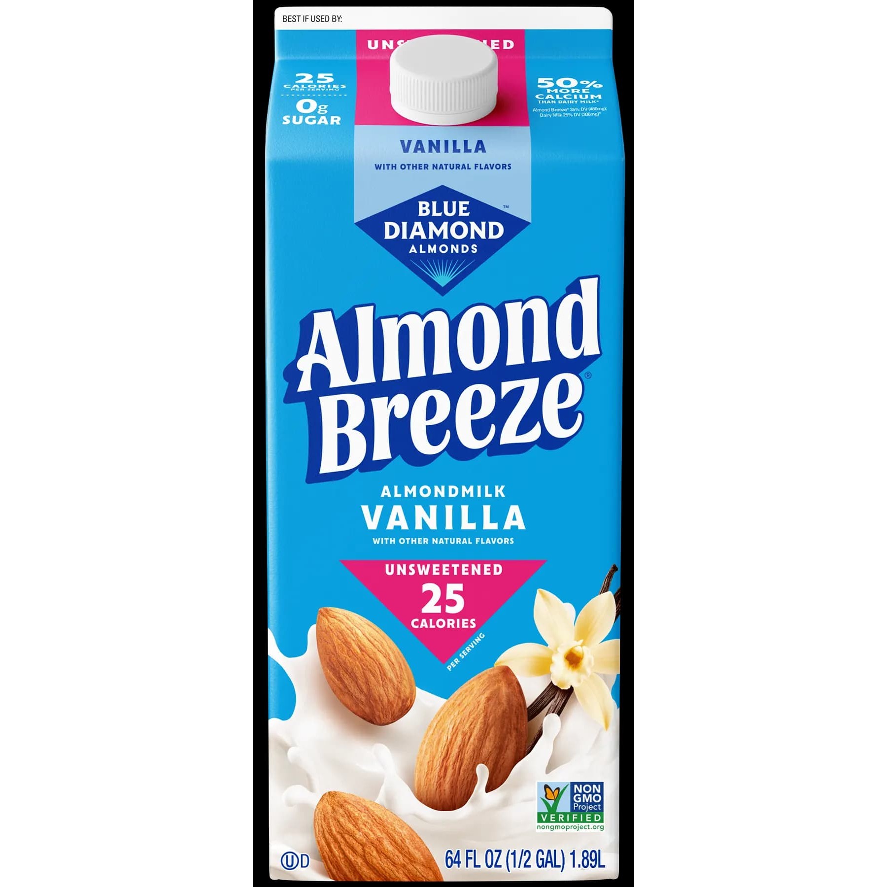 BLUE DIAMOND UNSWT VAN ALMND 96 OZ