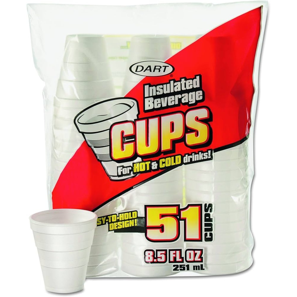 DART FOAM CUPS 8 OZ