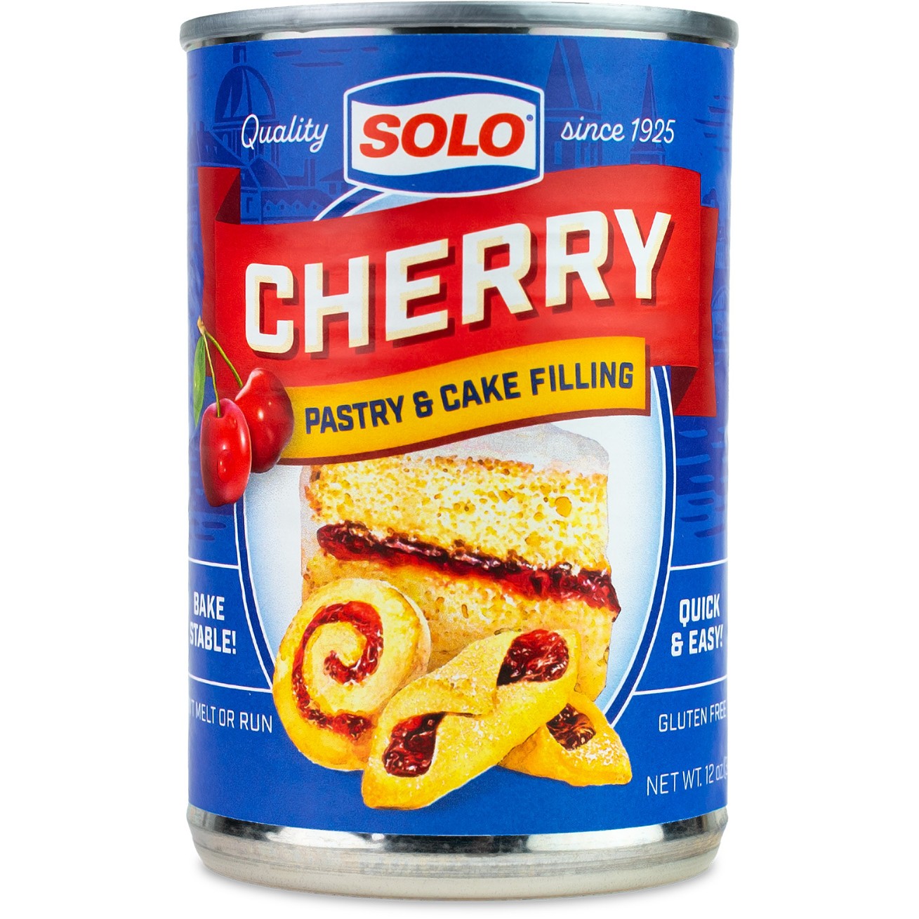 SOLO CHERRY CAKE & PASTRY FILLING 12 OZ
