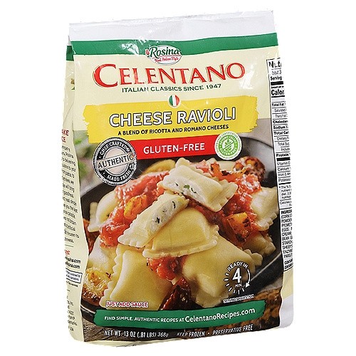 CELEN GF CHEESE RAVI 13 OZ