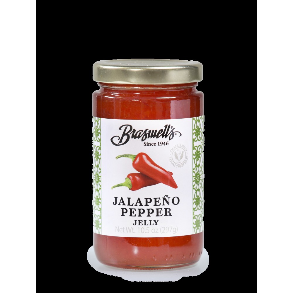 BRASWELLS HOT JALAPENO PEPPER JELLY 0.63 Lbs