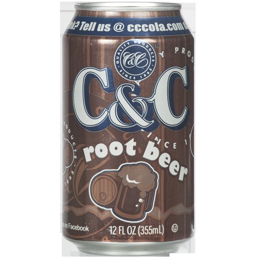 C&C ROOTBEER CAN 12 OZ