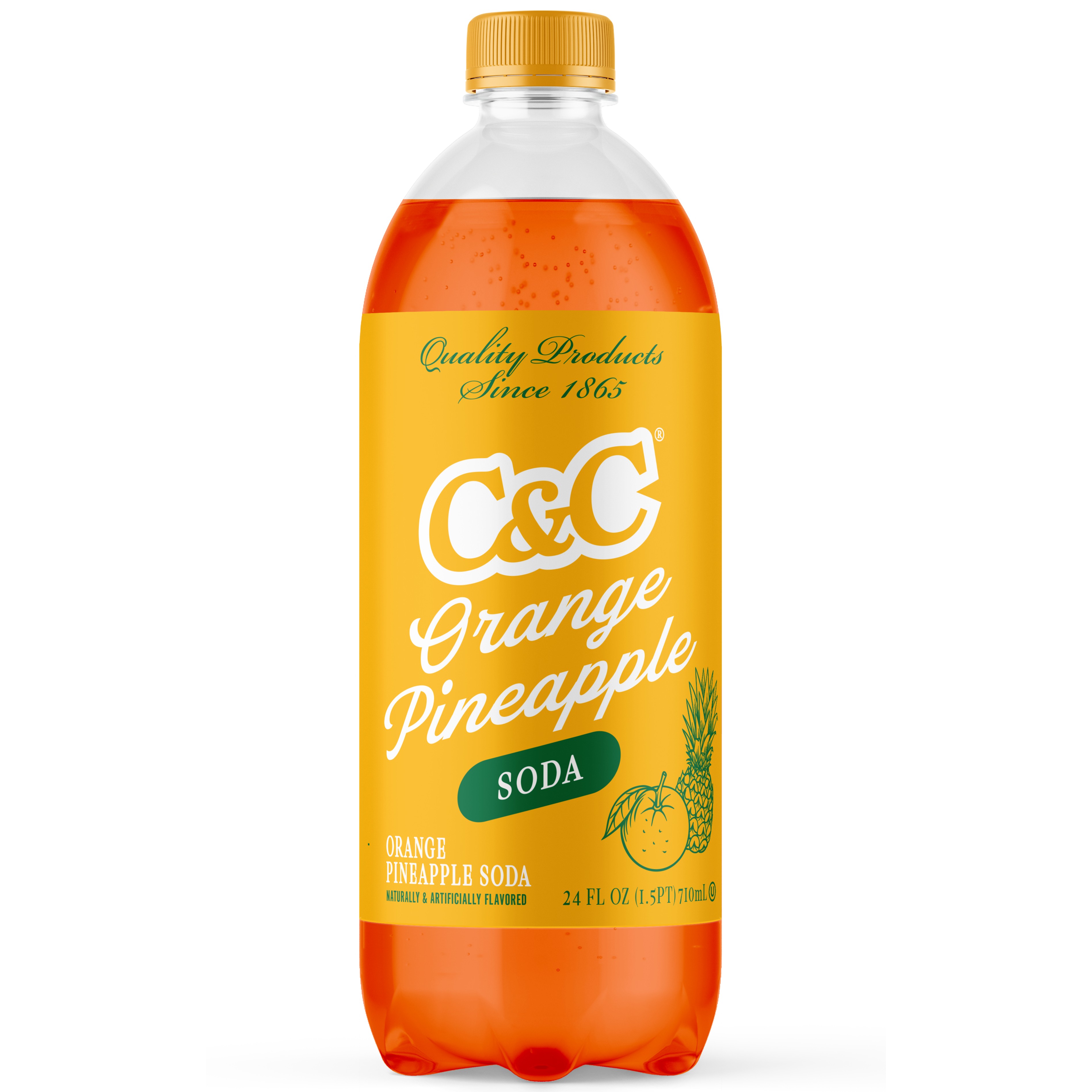 C&C Orange Pineapple 24 OZ