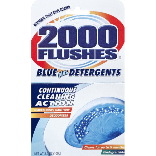 2000 FLUSHES BLUE W/ 3 OZ
