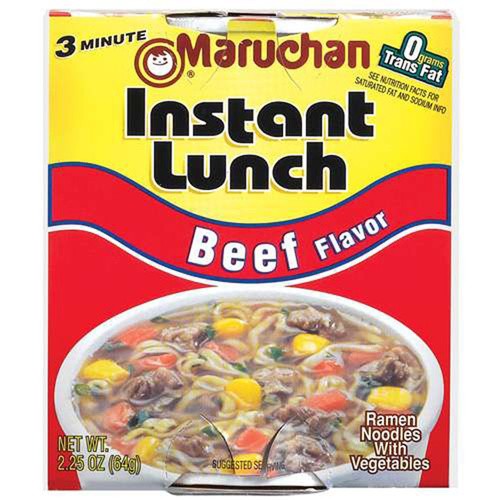 MARUCHAN BEEF FLAVOR NDLE CUP