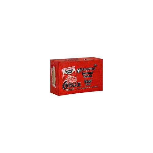 MARUCHAN INSTANT LUNCH BEEF 6PK 6 Count