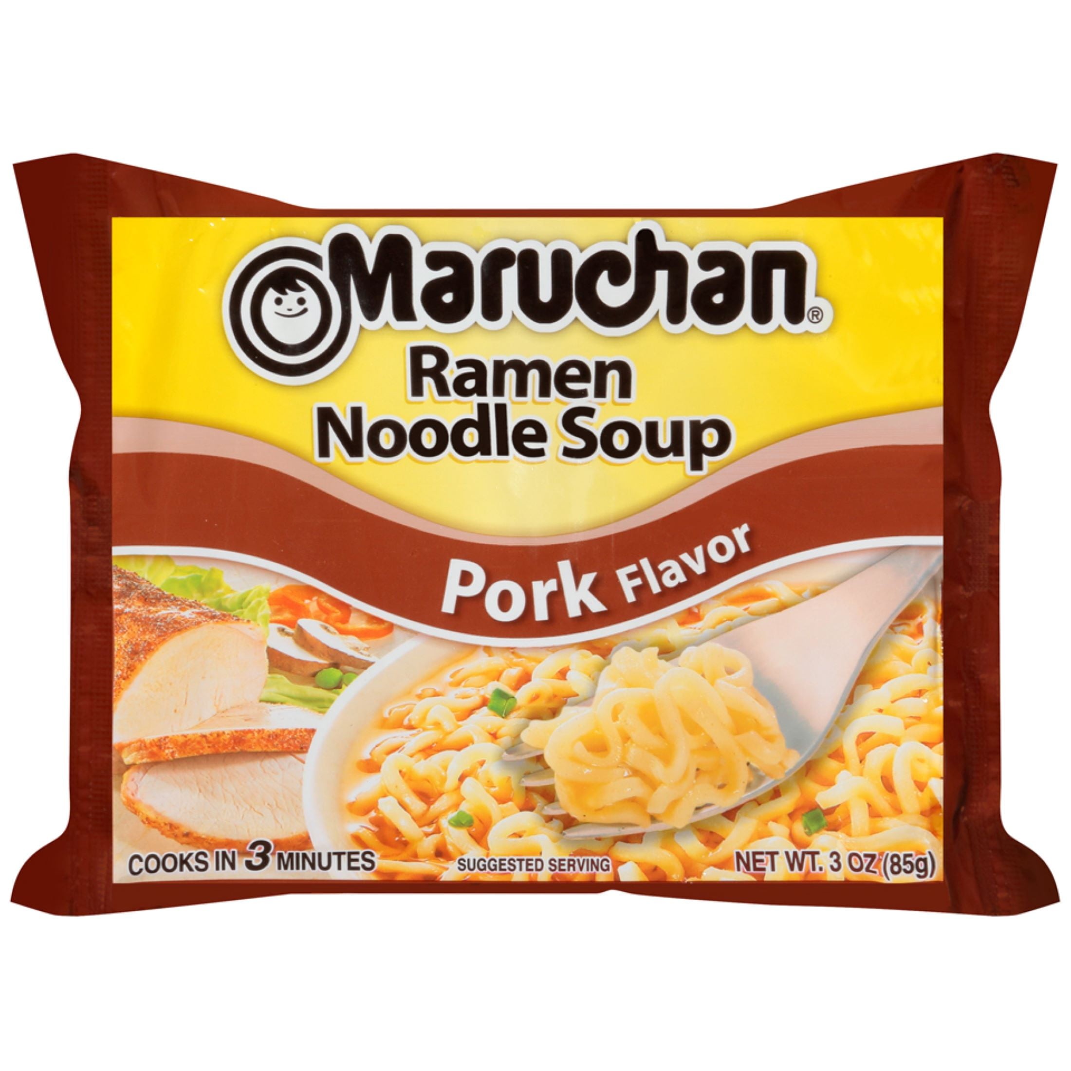MARUCHAN RAMEN PORK NOODLE 3 OZ