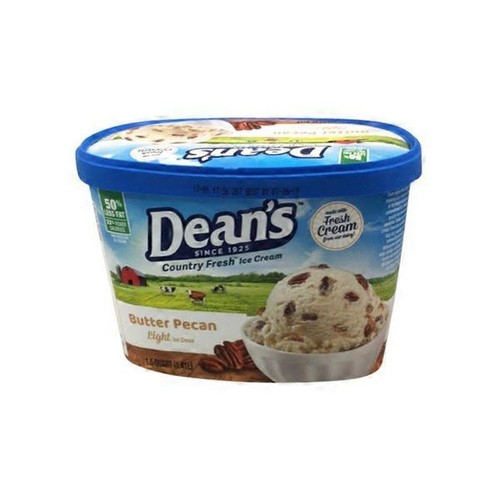 DEANS ICECREAM BUTTER PECAN              48 OZ