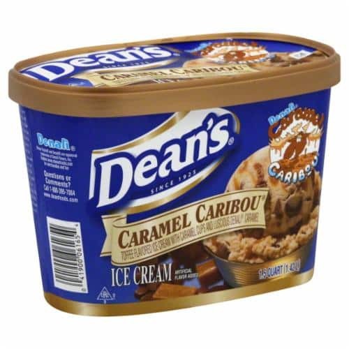 DEANS ICECREAM CARAMEL CARIBOU 48 OZ