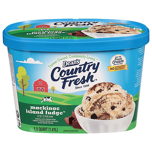 DEANS ICECREAM MACKINAC ISLAND FUDGE     48 OZ