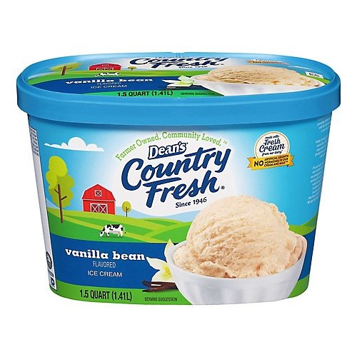 DEANS ICECREAM VANILLA BEAN 48 OZ