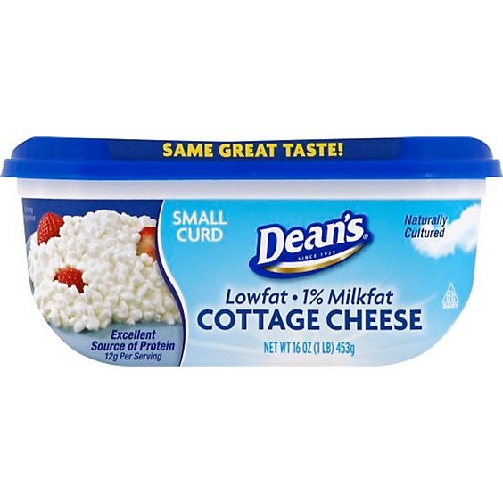 DENS 1%SMALL CURD COTTAGE CHEZ 16 OZ