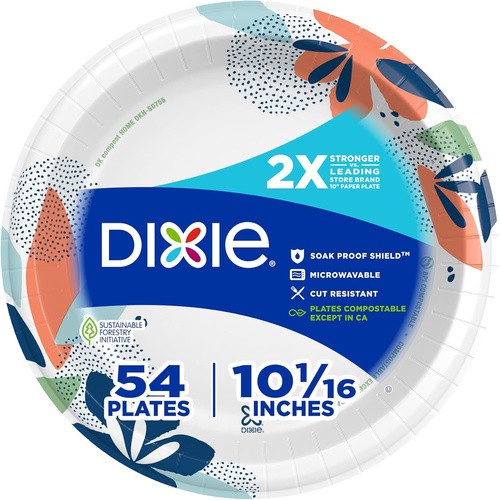 DIXIE HD 10IN PLT                        54 COUNT
