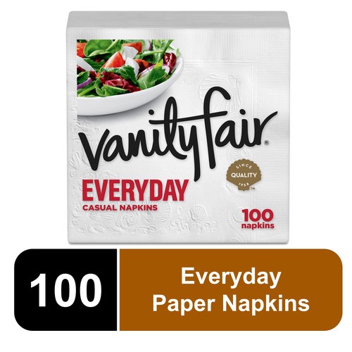 VANITY FAIR EVRDY NAPKINS 100 COUNT