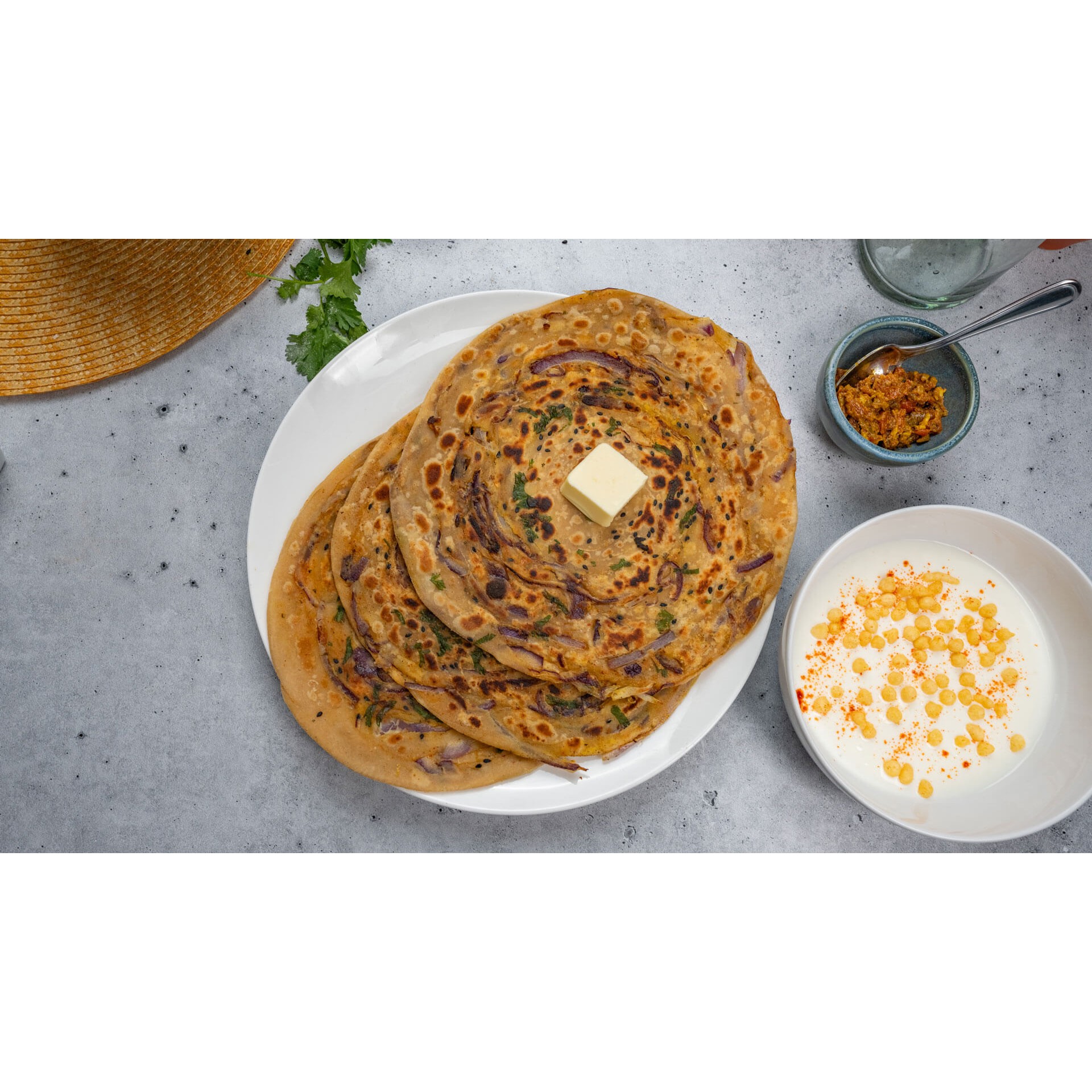 KALUSTYANS ONION PARATHA 4 Each