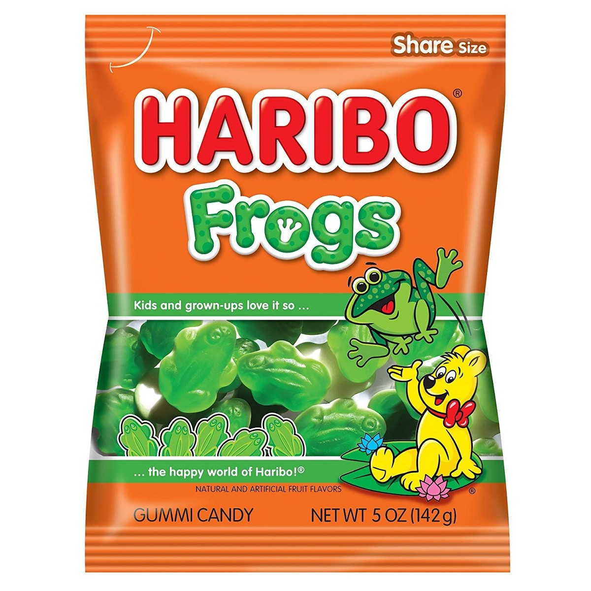 HARIBO GUMMI FROGS 5 OZ
