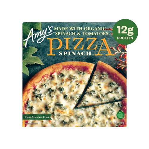 AMYS SPINACH PIZZA 14 OZ