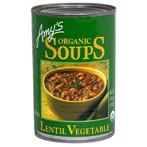 AMYS LENTIL VEG SOUP 14.5 OZ