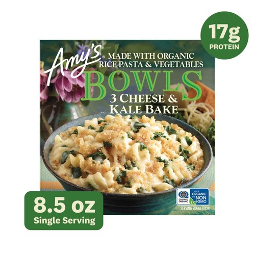 AMYS 3 CHEESE&KALE B 8.5 OZ