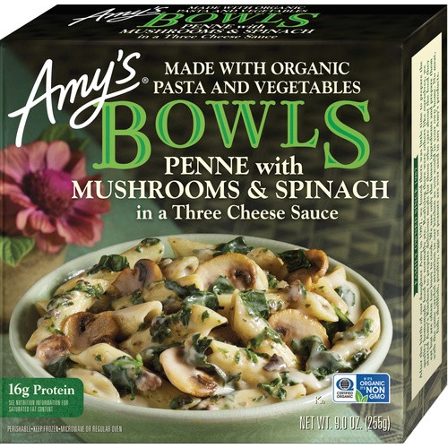 AMYS PENNE MUSH SPIN 9 OZ