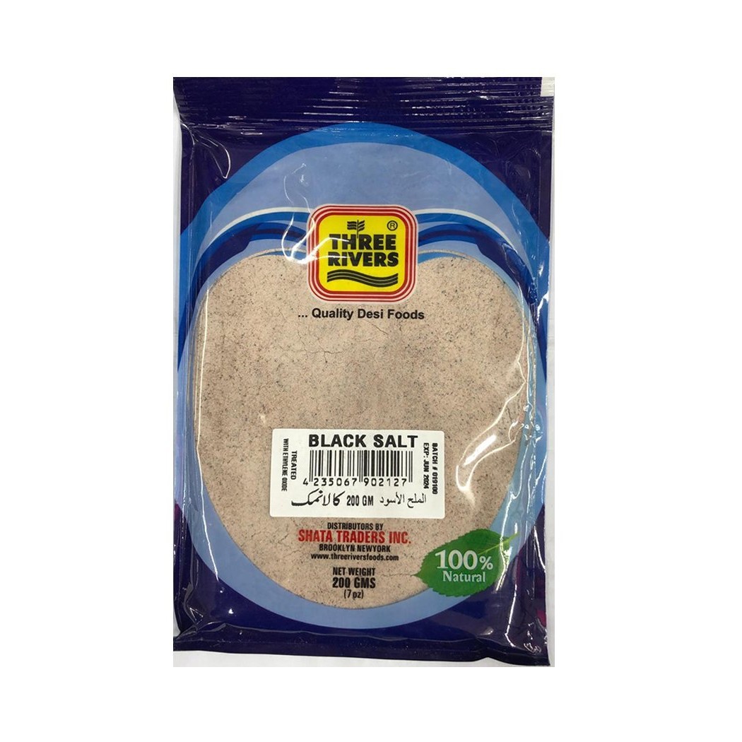 THREE RIVERS BLACK SALT 200 GM