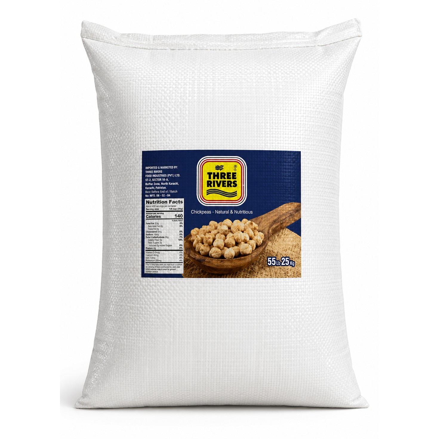 THREE RIVER KABULI CHANA 4 LBS