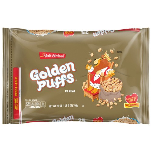 MALT O MEAL GOLDEN PUFFS 25 OZ