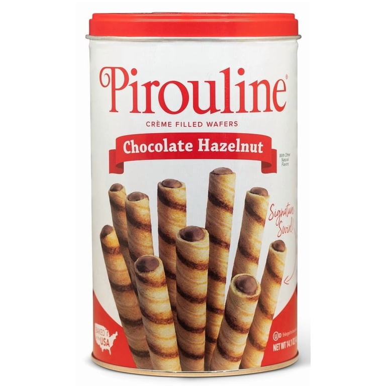 PIROULINE CHOCOLATE HAZELNUT IN TIN 14.1 OZ