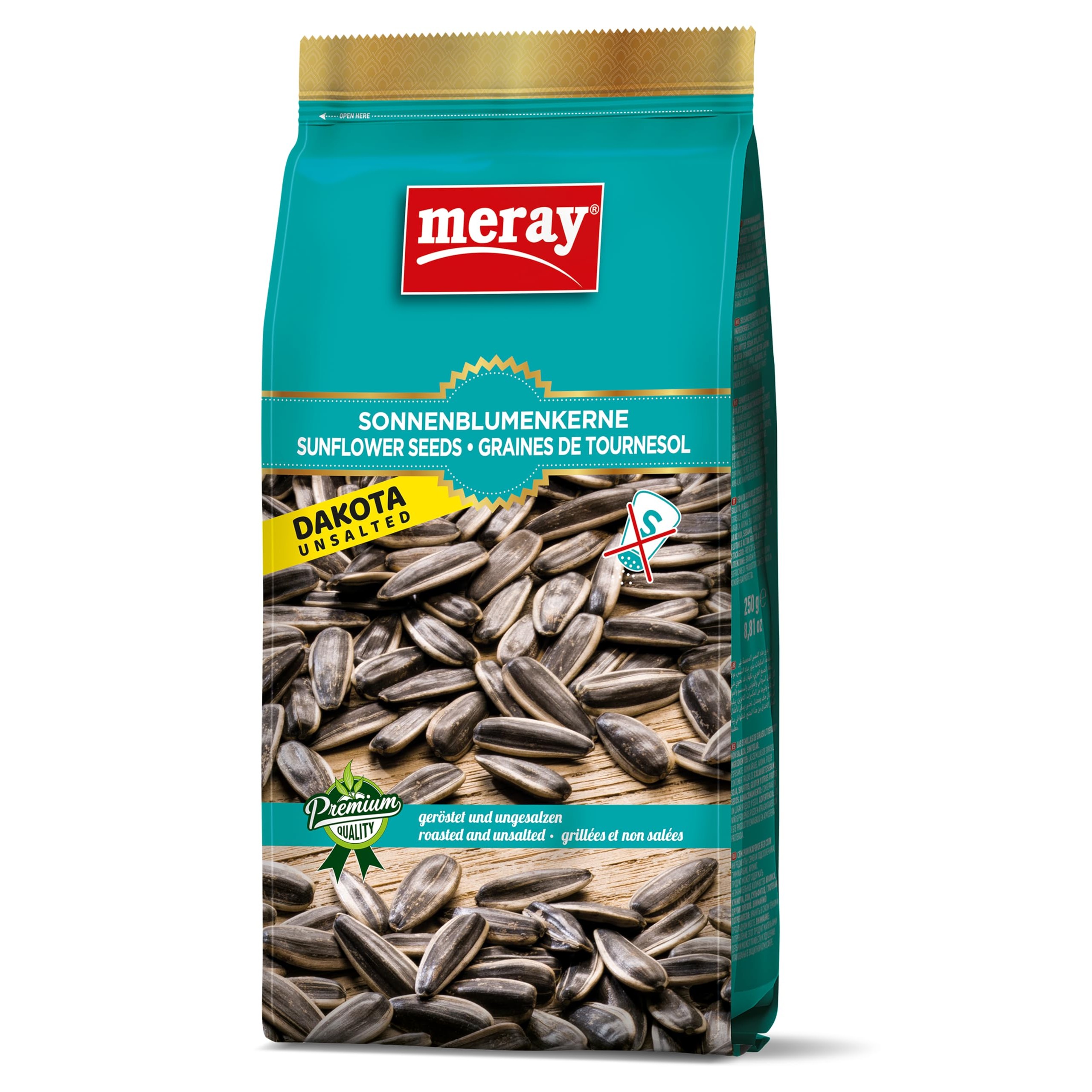 MERAY SUNFLOWER SEEDS UNSALTED & ROASTED 250 GM