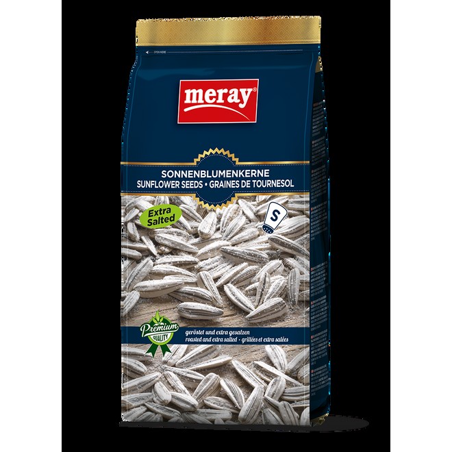 MERAY SUNFLOWER SEEDS EXTRA SALT 250 GM