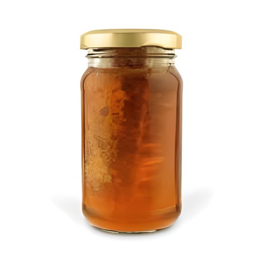 HONEY GARDEN MULTI FLOWER HONEY W/COMB JAR 500 GM