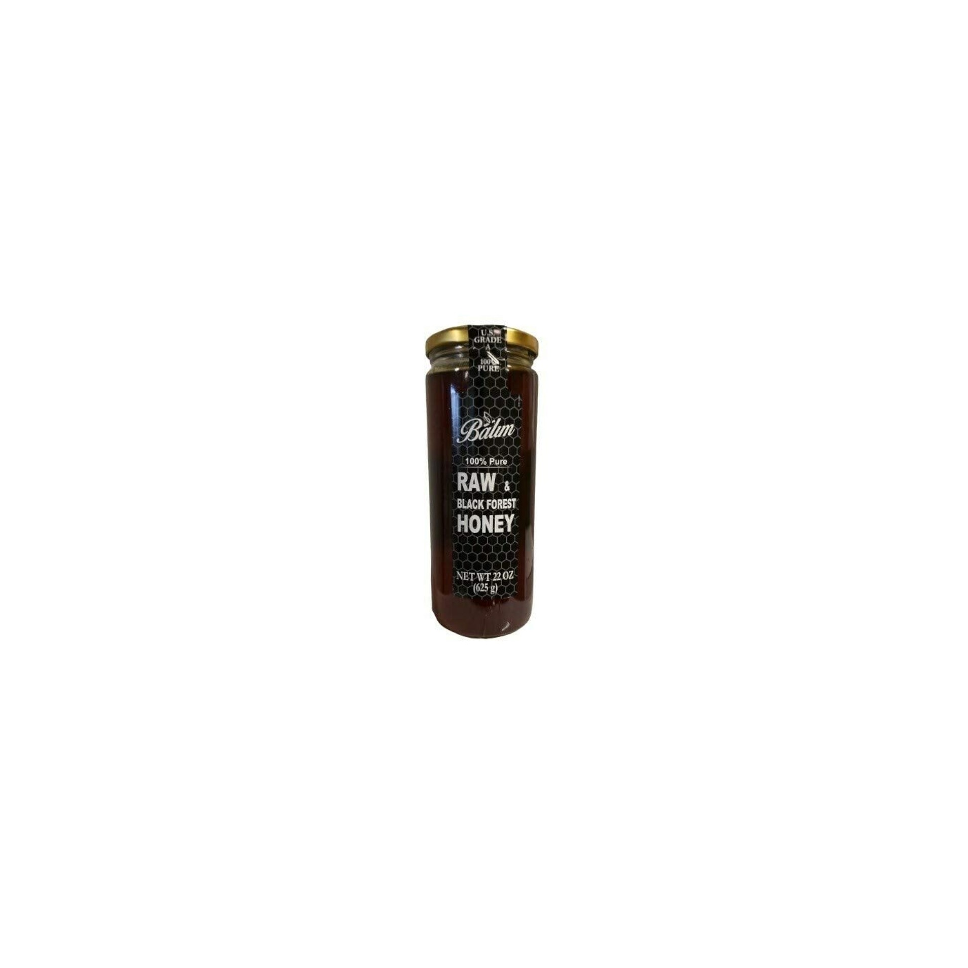 BALIM RAW BLACK FOREST HONEY 22 OZ
