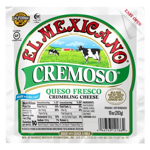 EL MEXICANO QUESO FRESCO CREMOSO 10 OZ