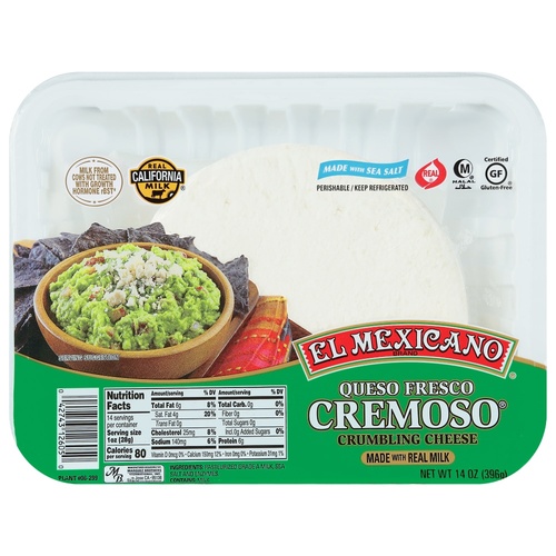 EL MEXICANO FRESCO CHEESE CREMOSO        14 OZ