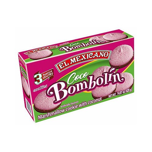 EL MEXICANO COOKIES BOMBOLIN COCONUT 14.81 OZ