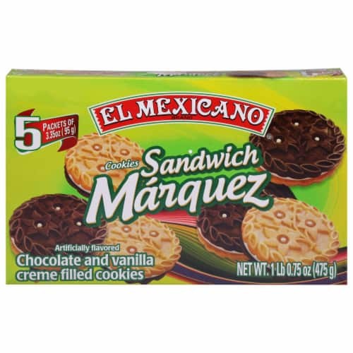 EL MEXICANO COOKIES SANDWICH MARQUEZ 16.75 OZ