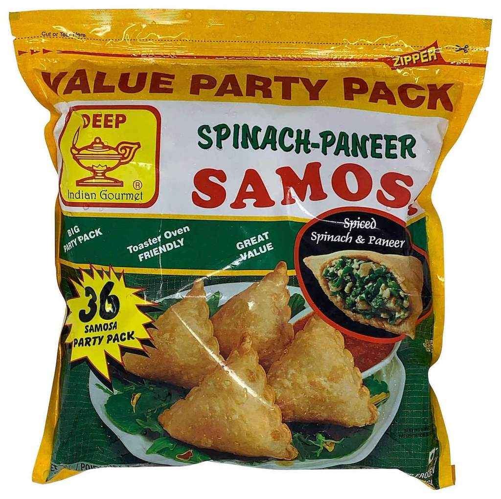 DEEP SPINACH PANEER SAMOSAS 2.14 Lbs